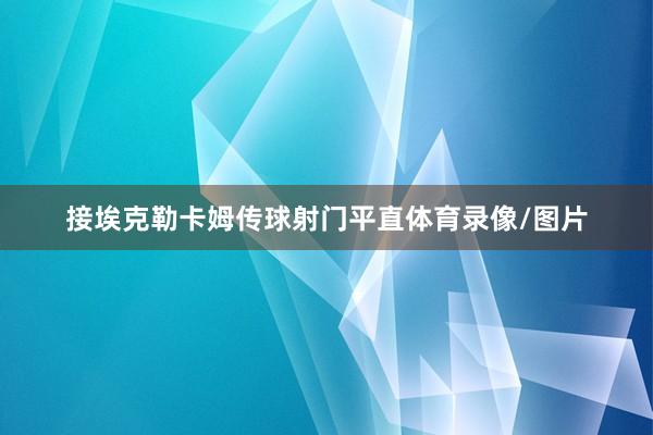 接埃克勒卡姆传球射门平直体育录像/图片