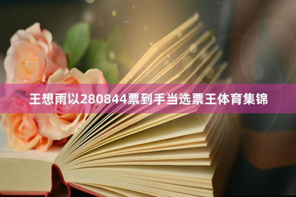王想雨以280844票到手当选票王体育集锦