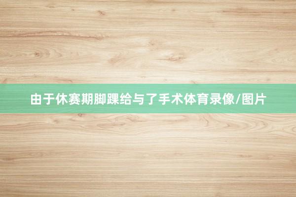 由于休赛期脚踝给与了手术体育录像/图片