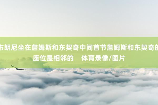 布朗尼坐在詹姆斯和东契奇中间首节詹姆斯和东契奇的座位是相邻的    体育录像/图片