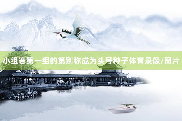 小组赛第一组的第别称成为头号种子体育录像/图片