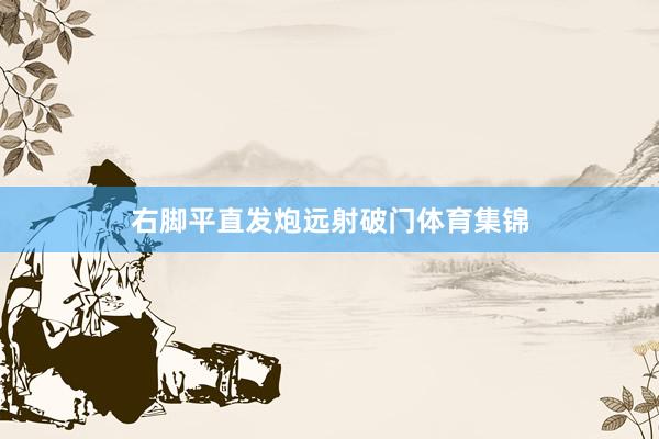 右脚平直发炮远射破门体育集锦