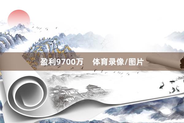 盈利9700万    体育录像/图片